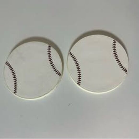 Sporty Baseball Themed Coasters & Holder Set w/ Bat Shot Glasses & Bottle Opener - Picture 6 of 6